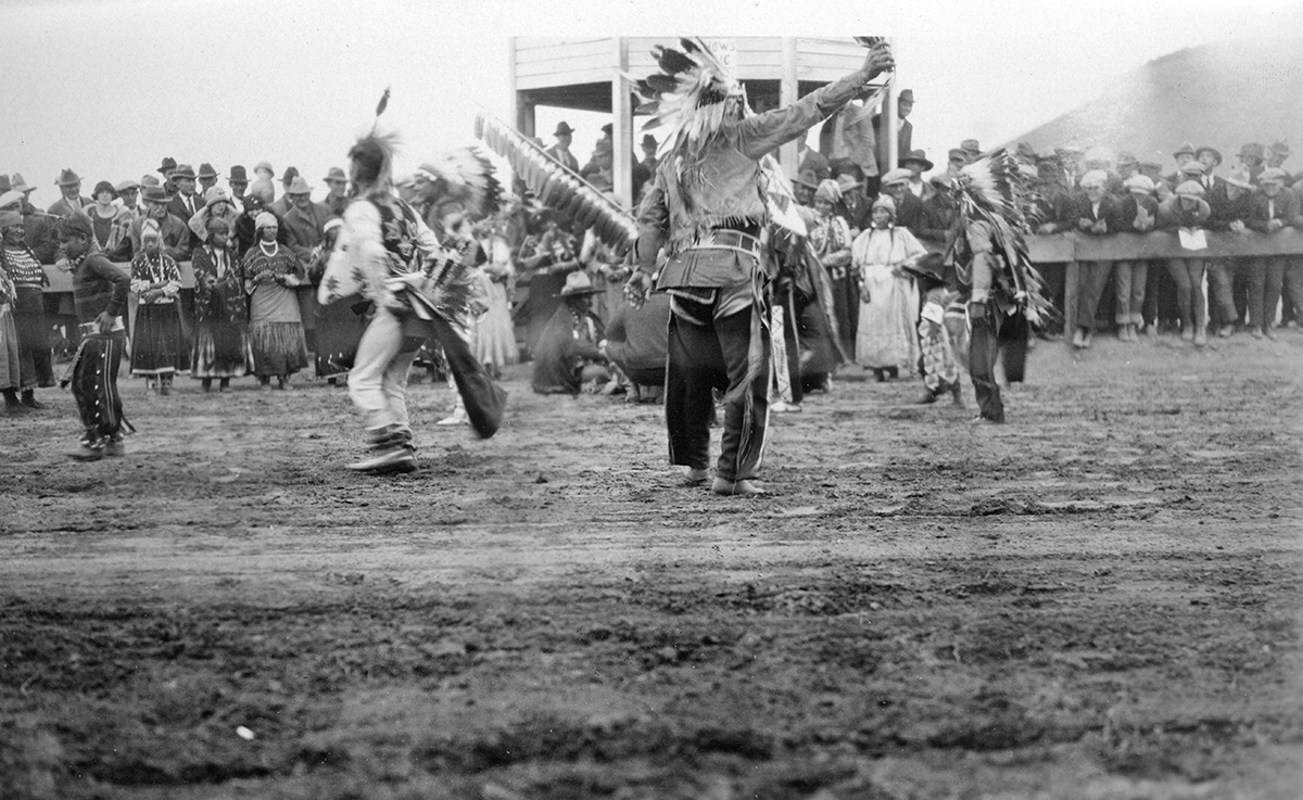 Warm Springs Indians at Interstate Fair in Prineville 1918A